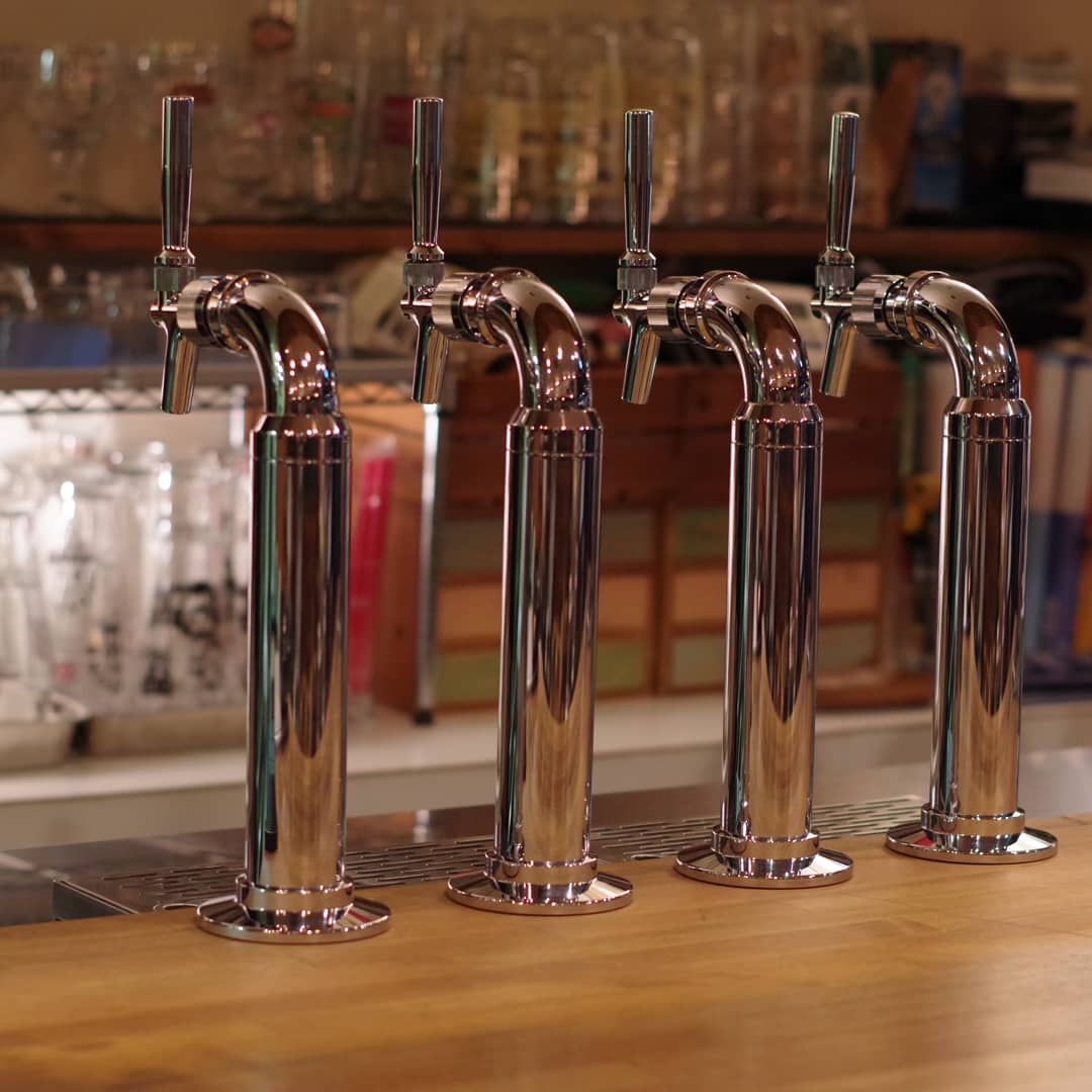 増設して11タップになりました！そして本日の新規開栓は5樽