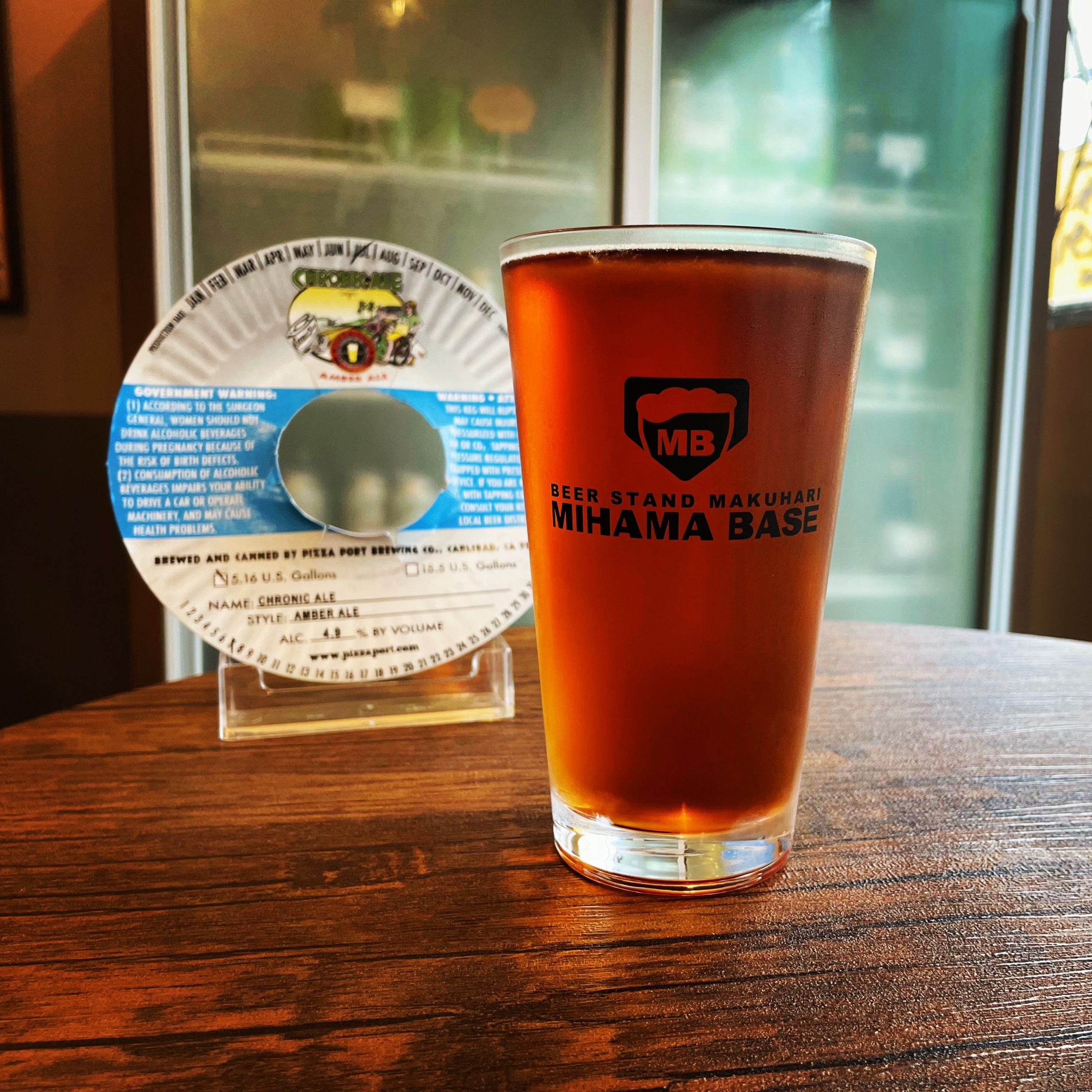 【幕張】新規開栓！Pizza Port Chronic Amber Ale！！新しく缶も入荷！ WORLD BEER&DINING